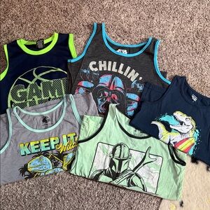 Mixed boys tanks